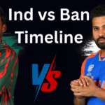 India National Cricket Team vs Bangladesh National Cricket Team Timeline