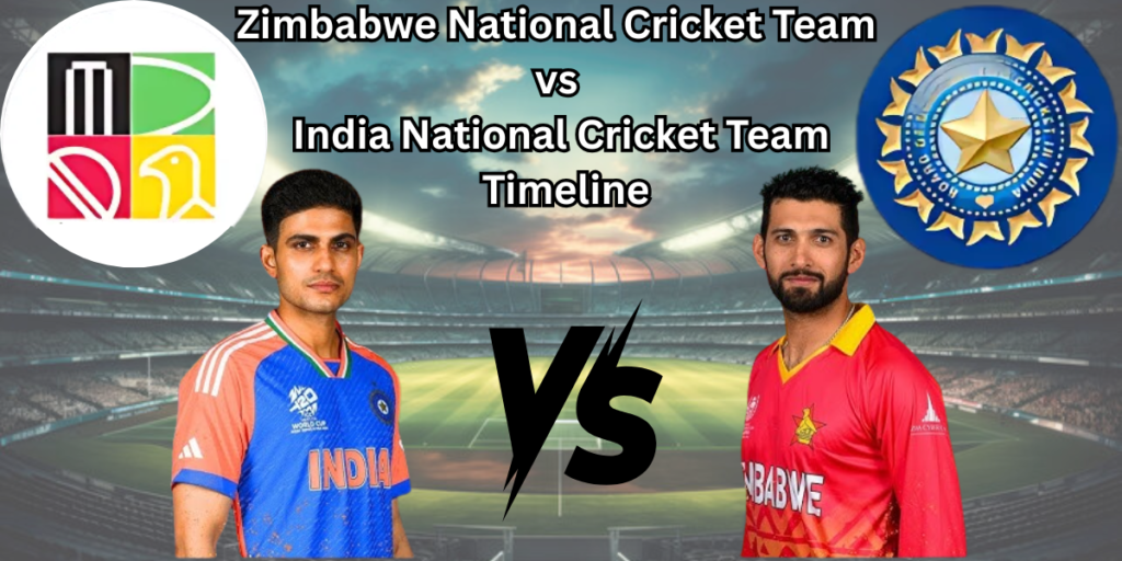 Zimbabwe National Cricket Team vs India National Cricket Team Timeline