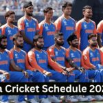 India Cricket Schedule 2024-25