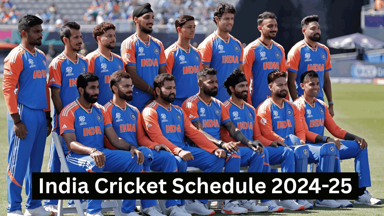 India Cricket Schedule 2024-25