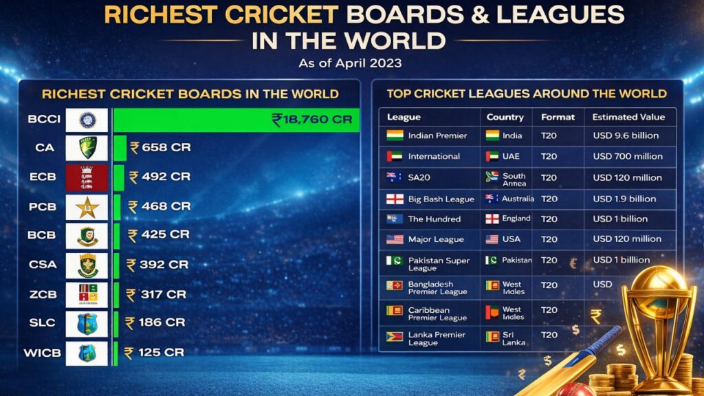 Richest Cricket Board in the World 2026